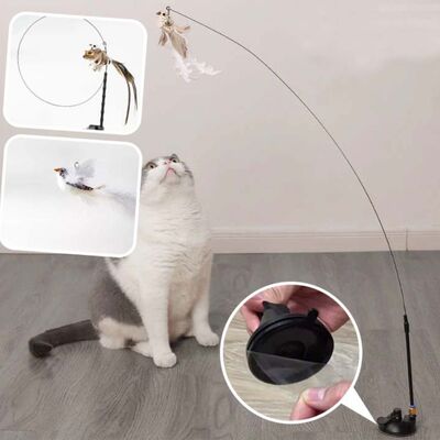 Handwand™- Jouet pour chat interact avec Ventouse Puissante - Patte-Pelu